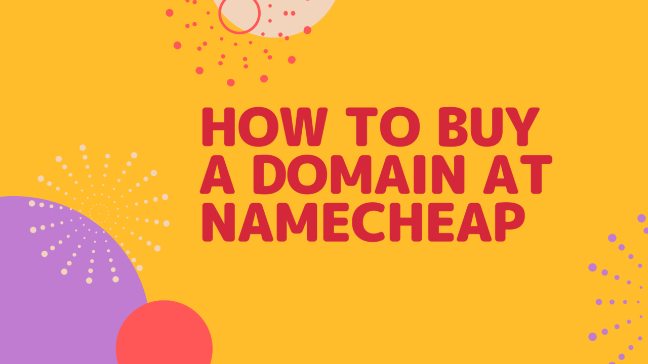 How to buy a Domain on Namecheap - Bizanosa