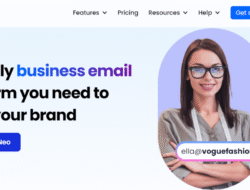 Website domain and email untuk identitas online Anda