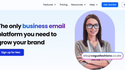 Website domain and email untuk identitas online Anda