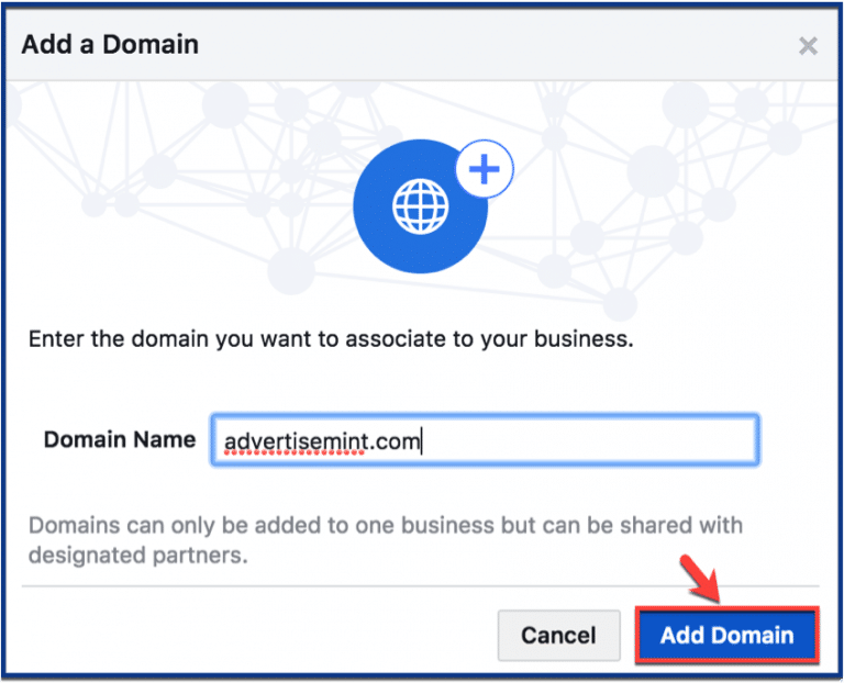 How to Verify Your Domain with Facebook - AdvertiseMint