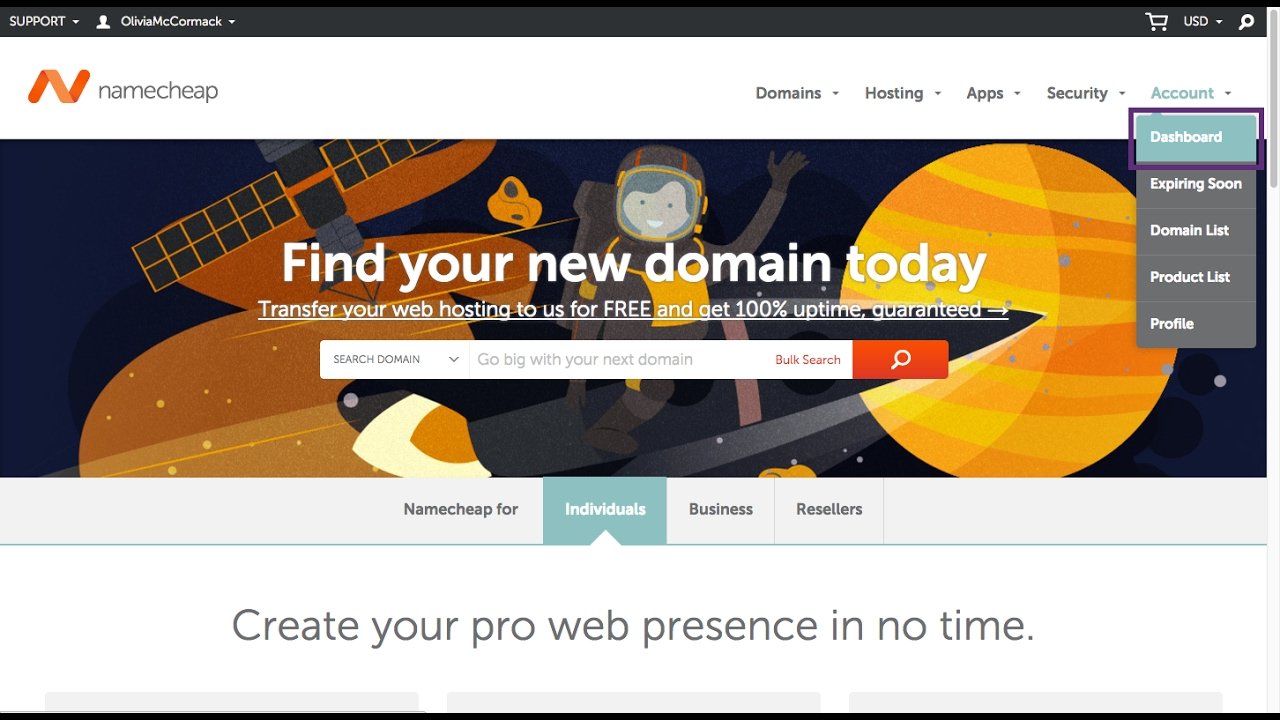 How To: Set Up Your Custom Namecheap Domain Name – Support Center